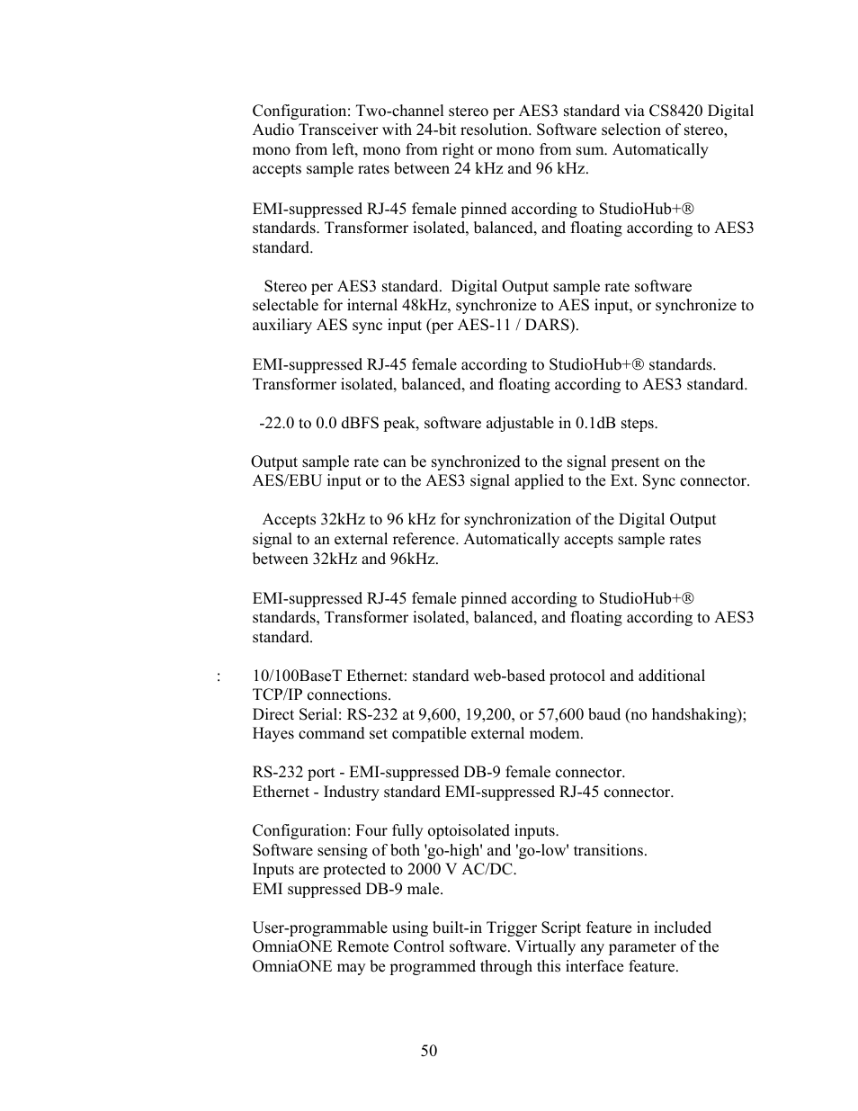 New Media Technology Omnia ONE Multicast User Manual | Page 50 / 61