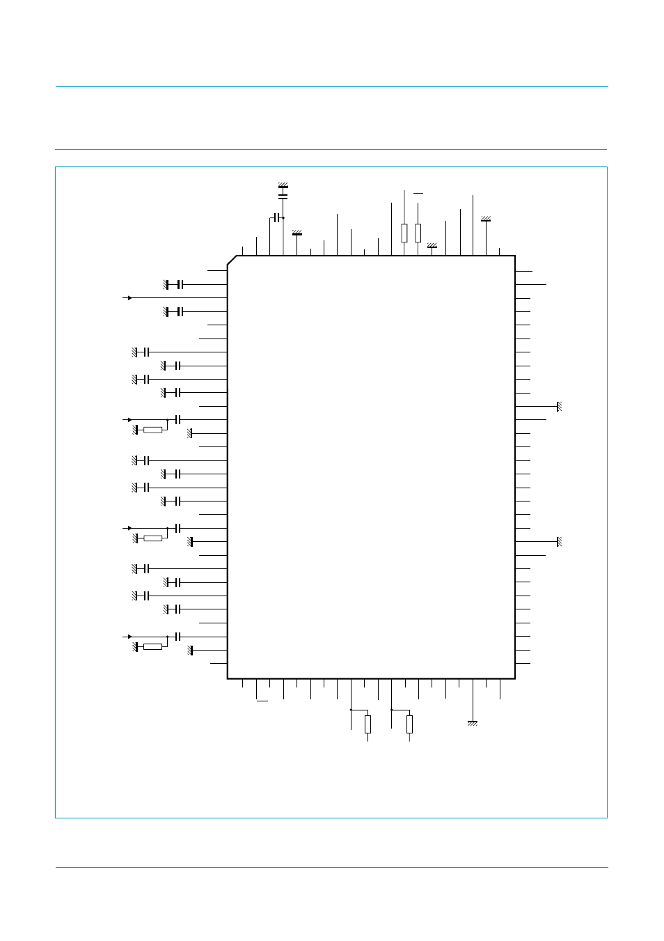 Application information, Tda8752b, Philips semiconductors | Fig 13. application diagram | NXP Semiconductors Triple high-speed Analog-to-Digital Converter 110 Msps TDA8752B User Manual | Page 31 / 38