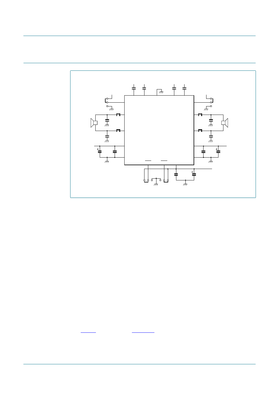 Application information, 1 power supply decoupling considerations, 2 input capacitor selection | Nxp semiconductors, 1 w/channel stereo class-d audio amplifier, 12 π r | NXP Semiconductors SA58670A User Manual | Page 16 / 24