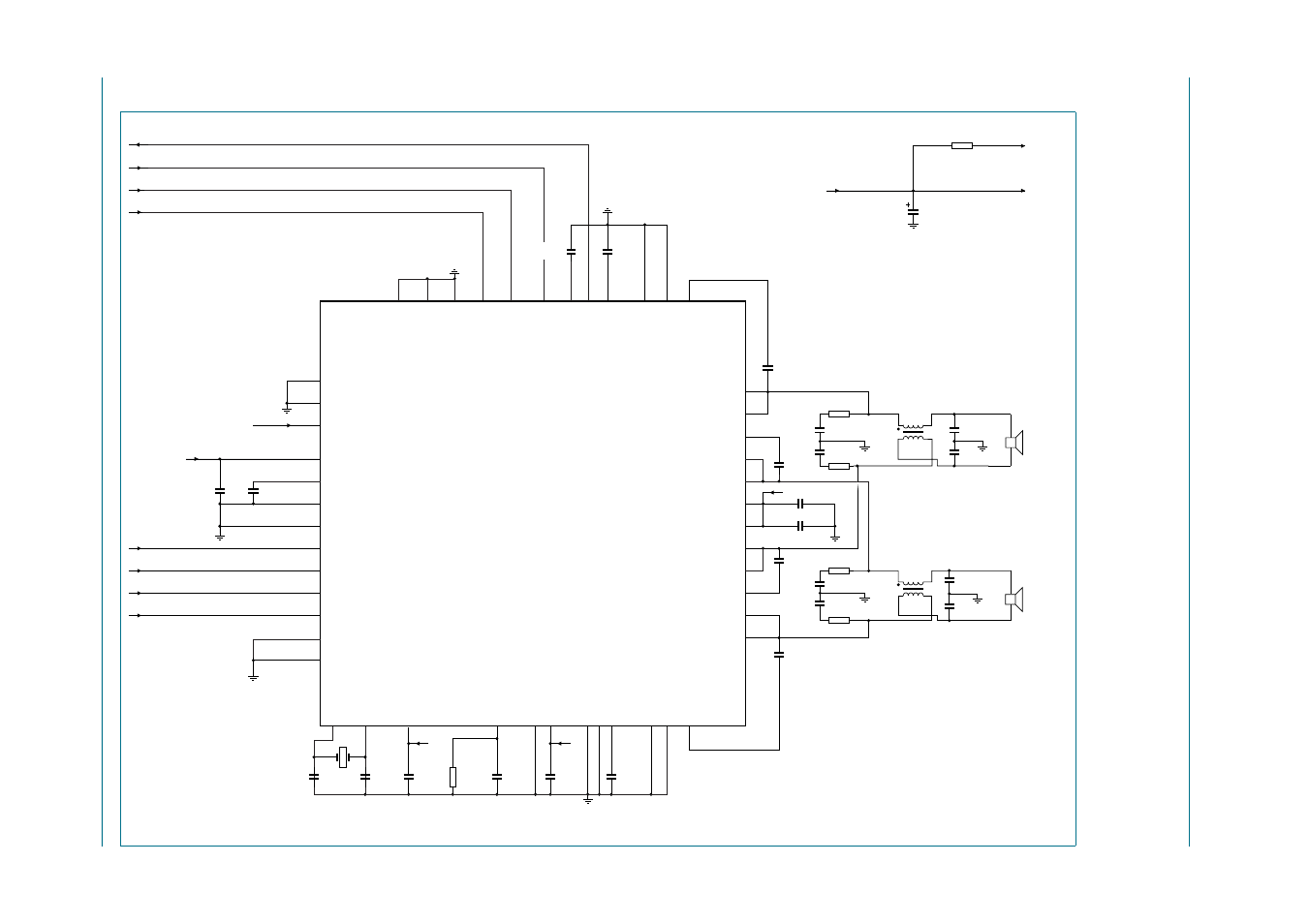 3 i2s master mode and legacy control mode, Tf a9812, Nxp semiconductor s | S master mode and legacy control mode, Btl stereo class-d audio amplifier with i, S input, Fig 15. simplified application diagram for i | NXP Semiconductors TFA9812 User Manual | Page 54 / 66