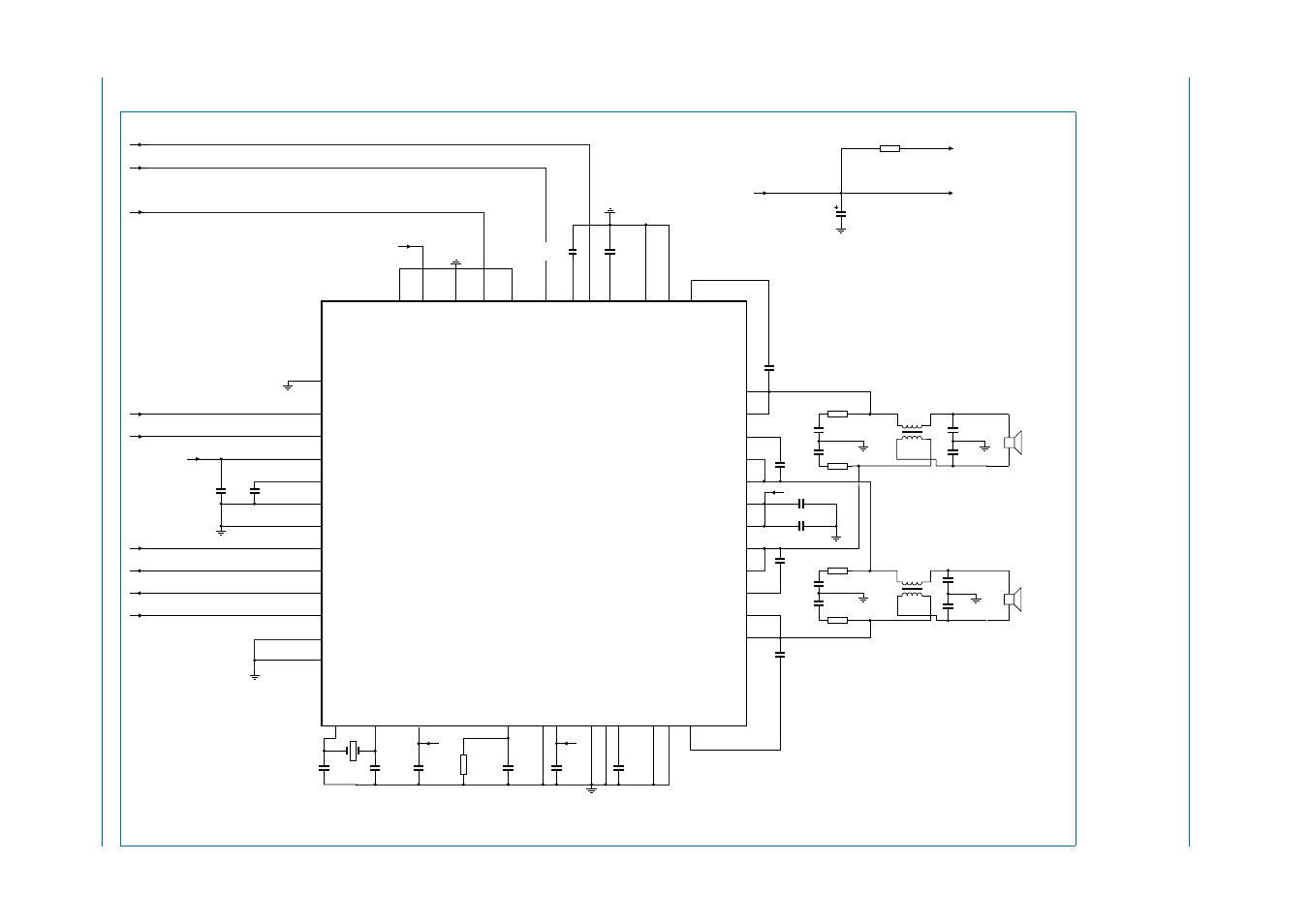 4 i2s master mode and i2c control mode, Tf a9812, Nxp semiconductor s | S master mode and i, C control mode, Btl stereo class-d audio amplifier with i, S input, Fig 16. simplified application diagram for i | NXP Semiconductors TFA9812 User Manual | Page 55 / 66