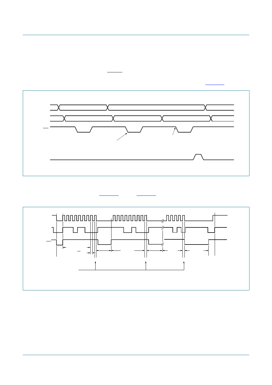 11 reset, 12 i2c-bus timing diagrams, unbuffered mode, Section 8.11 “reset | Pca9665, Nxp semiconductors, 12 i, C-bus timing diagrams, unbuffered mode | NXP Semiconductors PCA9665 User Manual | Page 61 / 91