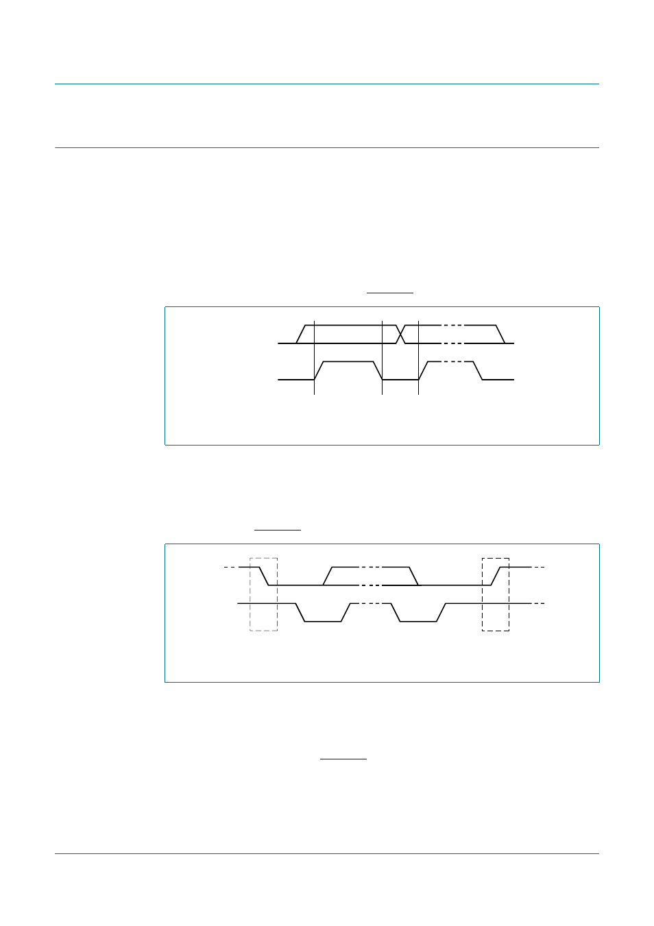 Characteristics of the i2c-bus, 1 bit transfer, 1 start and stop conditions | 2 system configuration, Pca9665, Characteristics of the i, C-bus | NXP Semiconductors PCA9665 User Manual | Page 65 / 91