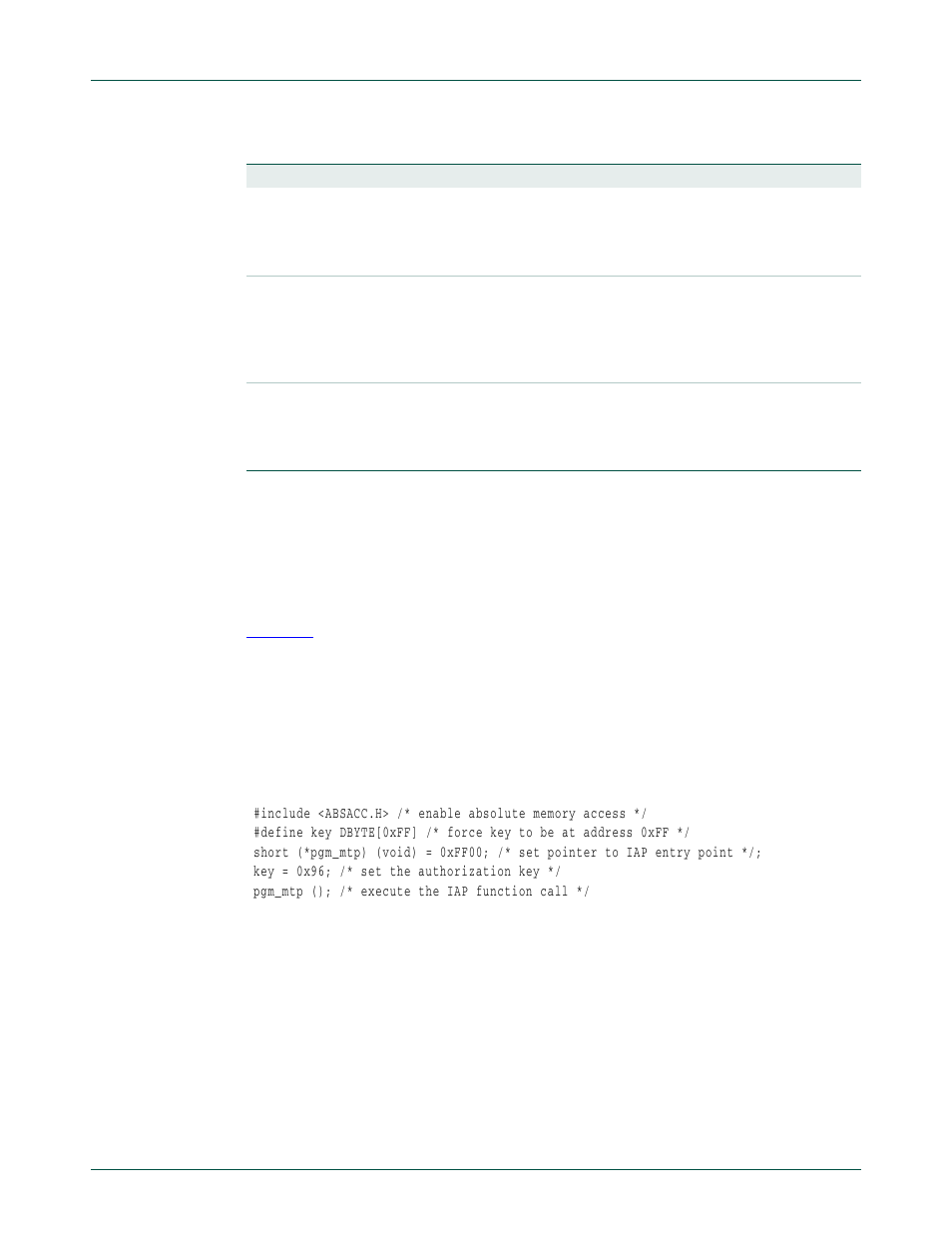 12 in-application programming (iap), 13 iap authorization key, 14 flash write enable | NXP Semiconductors P89LPC9321 UM10310 User Manual | Page 122 / 139