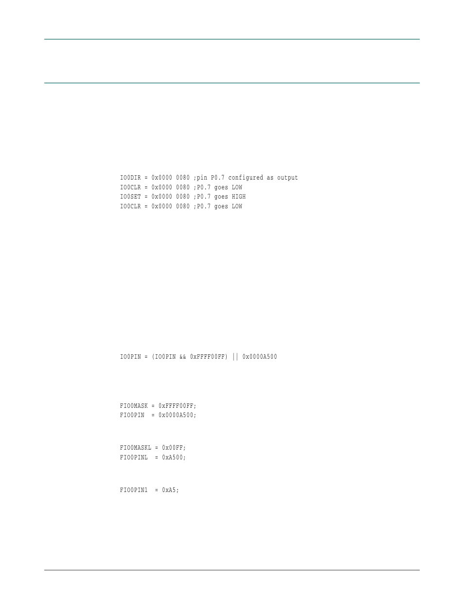 Gpio usage notes | NXP Semiconductors LPC24XX UM10237 User Manual | Page 209 / 792