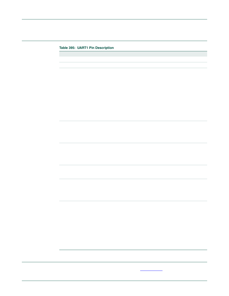 Pin description, Register description, Nxp semiconductors | NXP Semiconductors LPC24XX UM10237 User Manual | Page 444 / 792