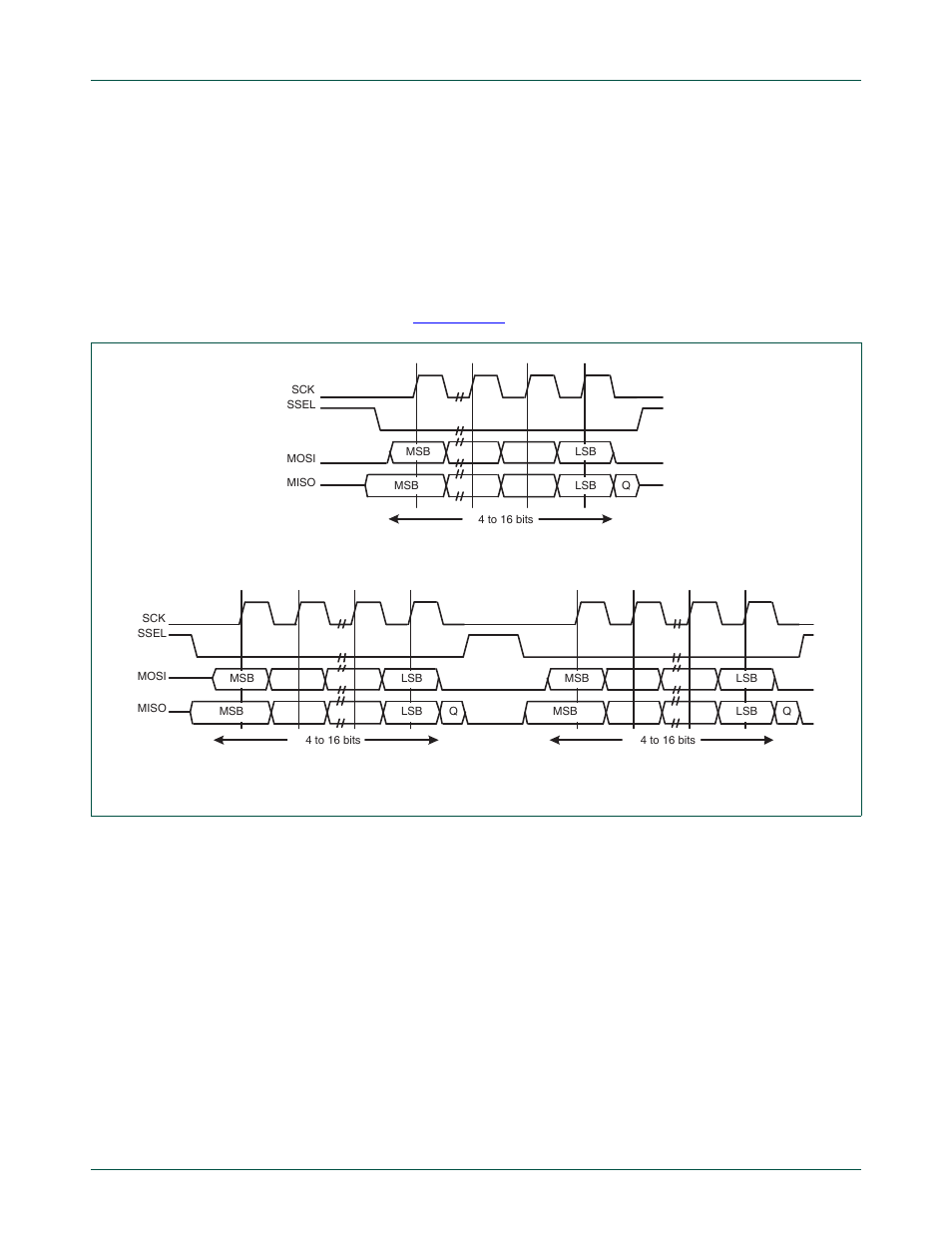 Nxp semiconductors, 2 spi format with cpol=0,cpha=0 | NXP Semiconductors LPC24XX UM10237 User Manual | Page 539 / 792