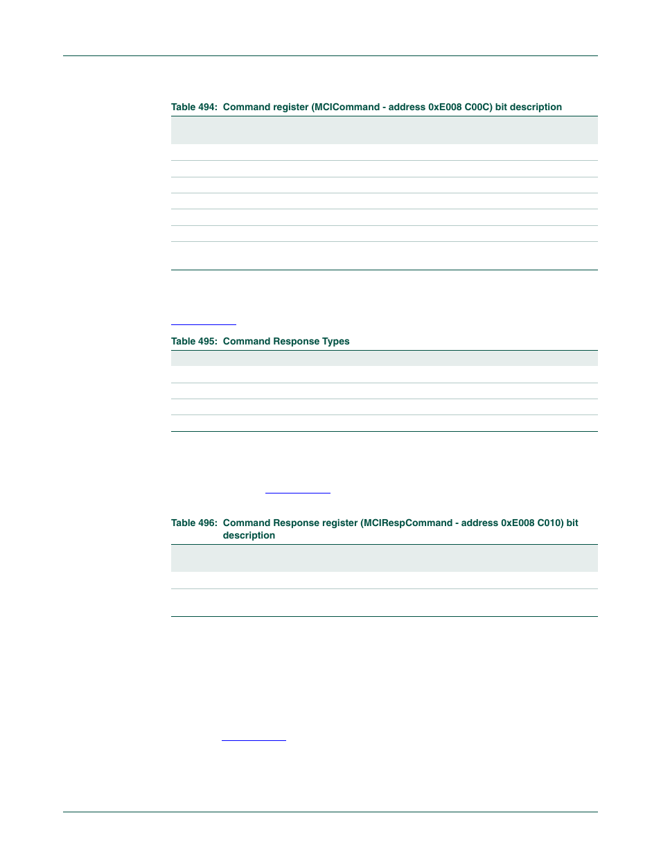 Table 21–494, Nxp semiconductors | NXP Semiconductors LPC24XX UM10237 User Manual | Page 566 / 792