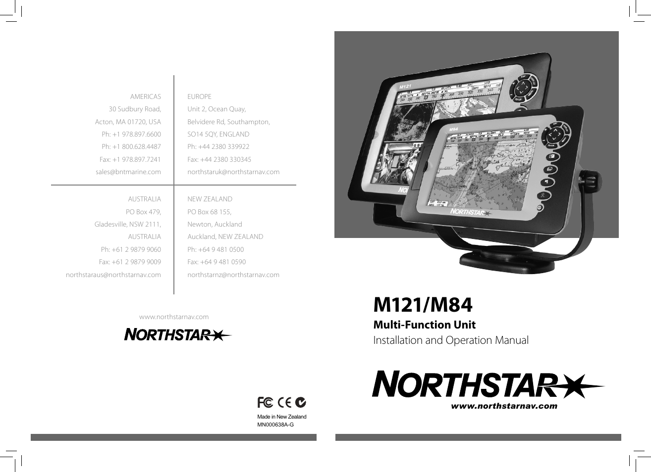 NorthStar Navigation Multi-Function Unit M84 User Manual | Page 113 / 113