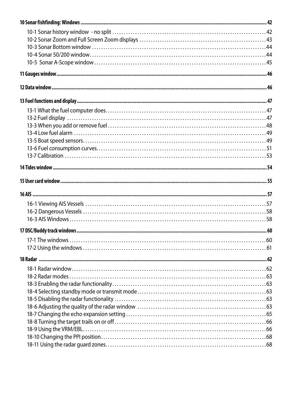 NorthStar Navigation Multi-Function Unit M84 User Manual | Page 3 / 113