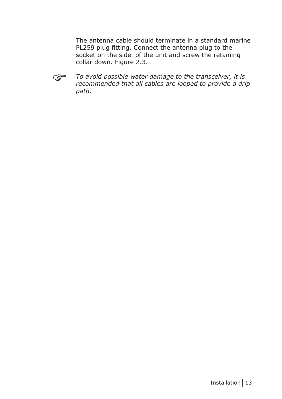 NorthStar Navigation Class B Transceiver NAIS-300 User Manual | Page 13 / 24
