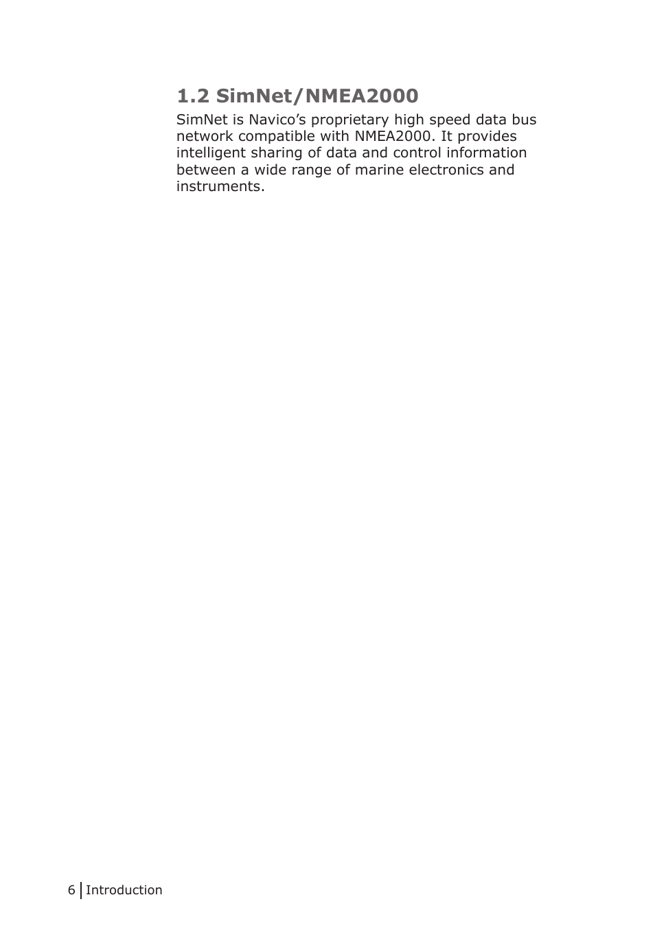2 simnet/nmea2000,  simnet/nmea000 | NorthStar Navigation Class B Transceiver NAIS-300 User Manual | Page 6 / 24