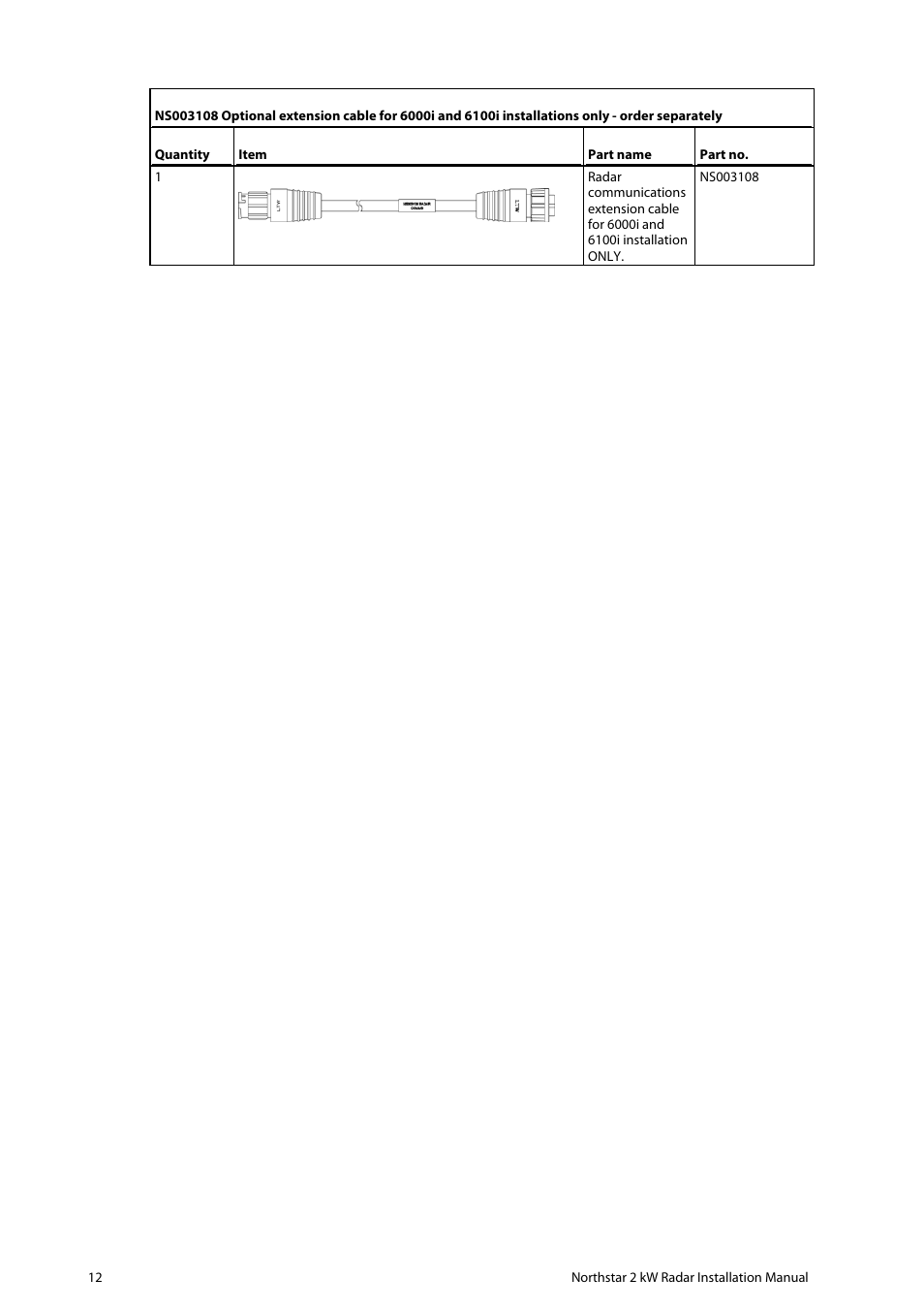 NorthStar Navigation Northstar 2 kW User Manual | Page 12 / 52