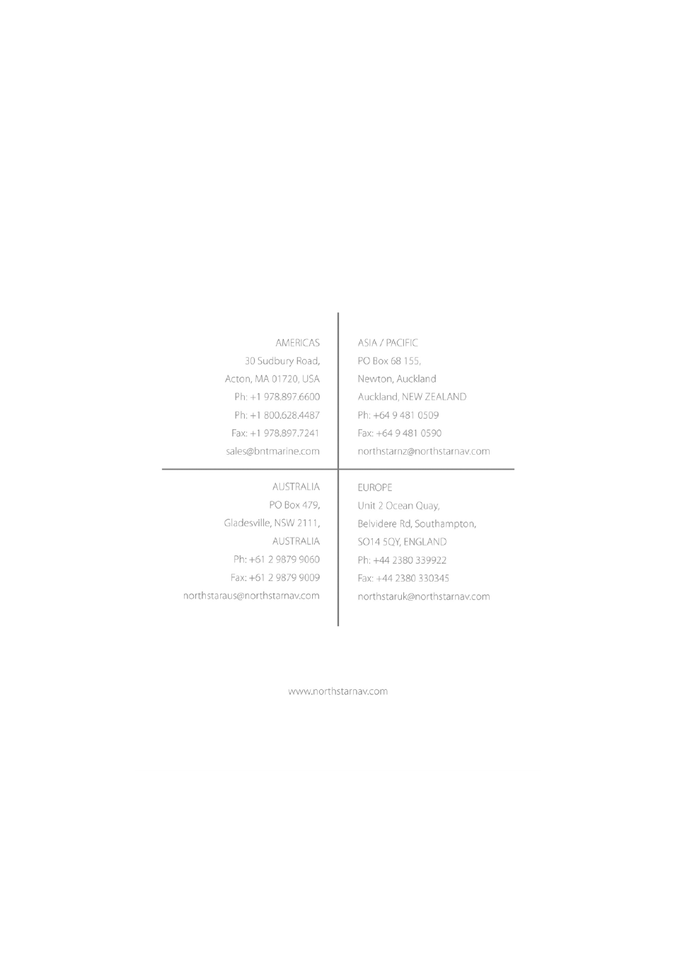 NorthStar Navigation Northstar 2 kW User Manual | Page 51 / 52