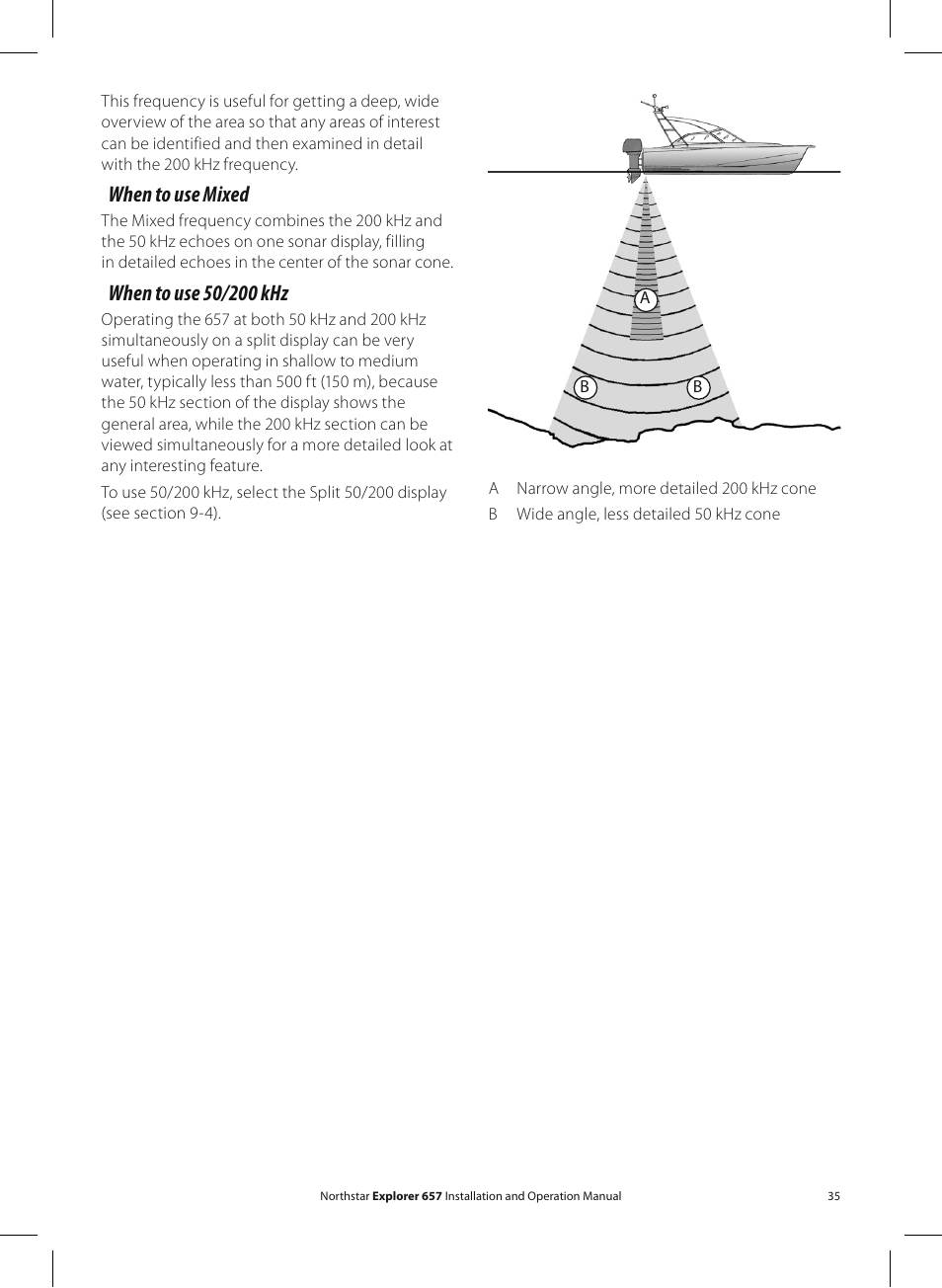 When to use mixed | NorthStar Navigation EXPLORER 657 User Manual | Page 35 / 92