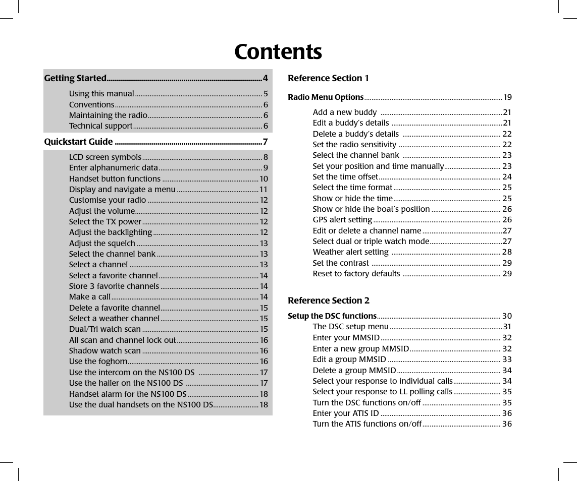 NorthStar Navigation Northstar NS100 User Manual | Page 3 / 74