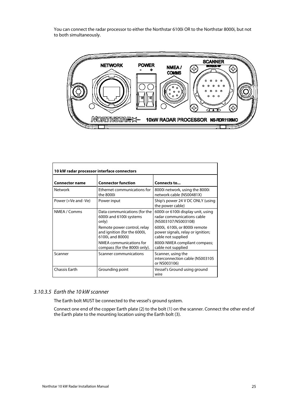 5 earth the 10 kw scanner | NorthStar Navigation 10 kW User Manual | Page 25 / 51