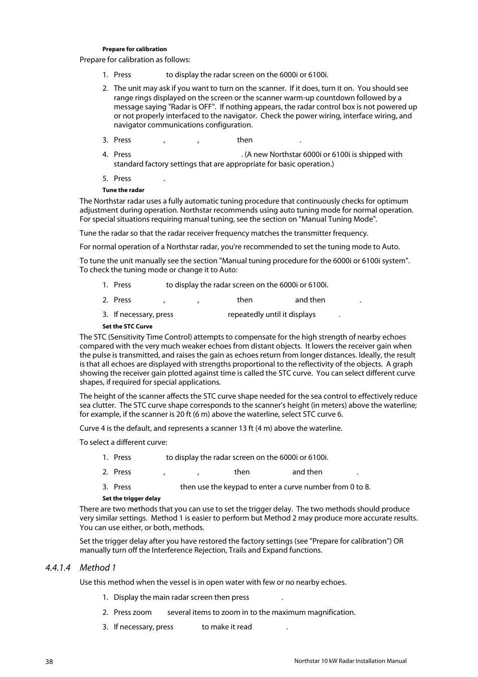 4 method 1 | NorthStar Navigation 10 kW User Manual | Page 38 / 51