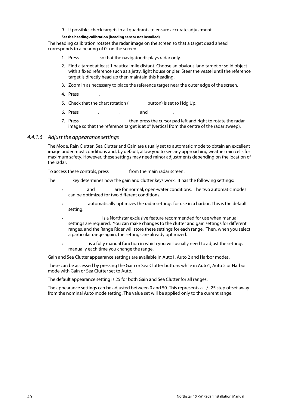 6 adjust the appearance settings | NorthStar Navigation 10 kW User Manual | Page 40 / 51
