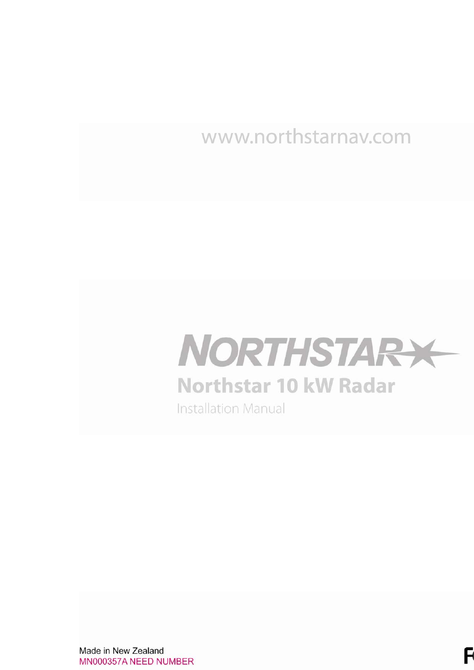 NorthStar Navigation 10 kW User Manual | Page 50 / 51
