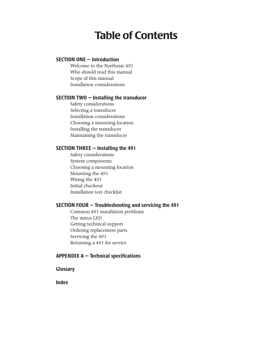 NorthStar Navigation 491 User Manual | Page 3 / 38