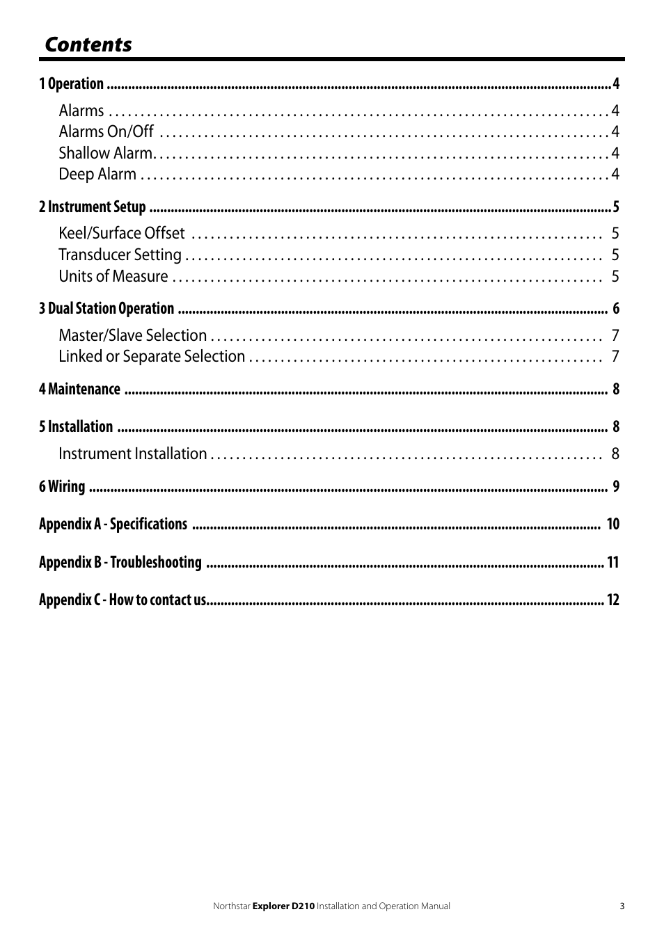 NorthStar Navigation EXPLORER D210 User Manual | Page 3 / 12