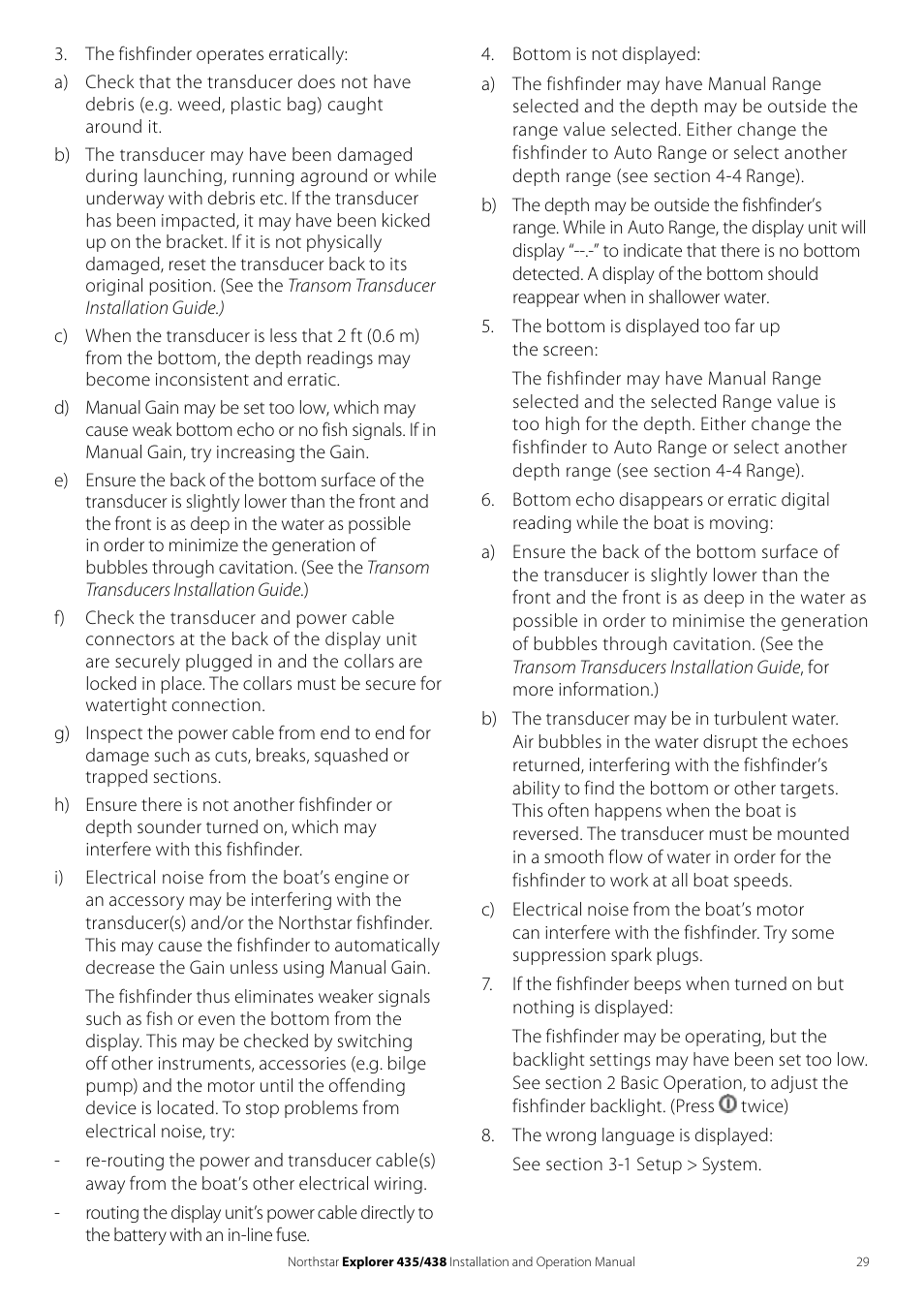 NorthStar Navigation EXPLORER 435 User Manual | Page 29 / 32