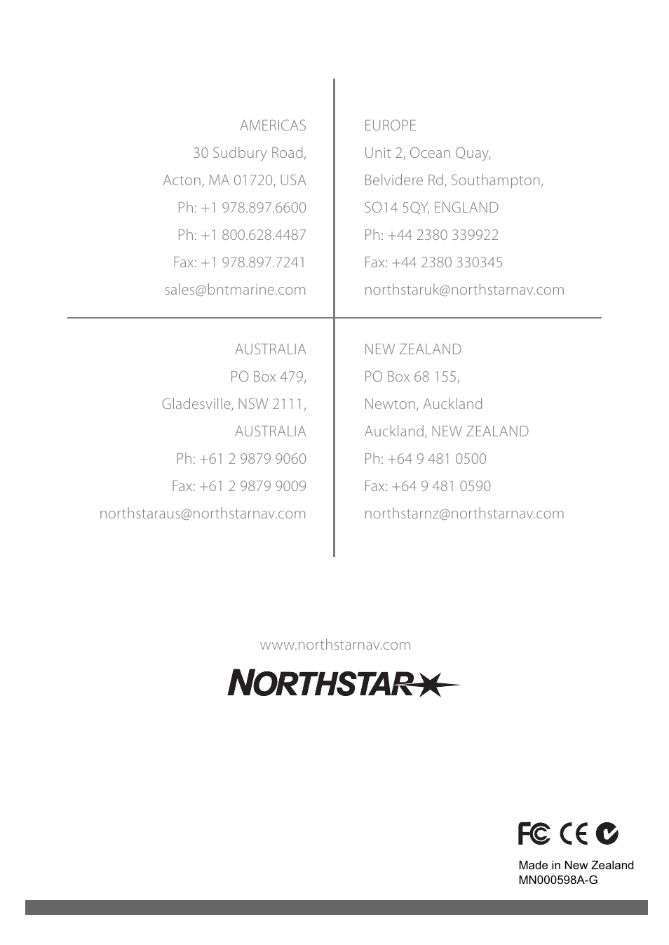 NorthStar Navigation EXPLORER 435 User Manual | Page 32 / 32