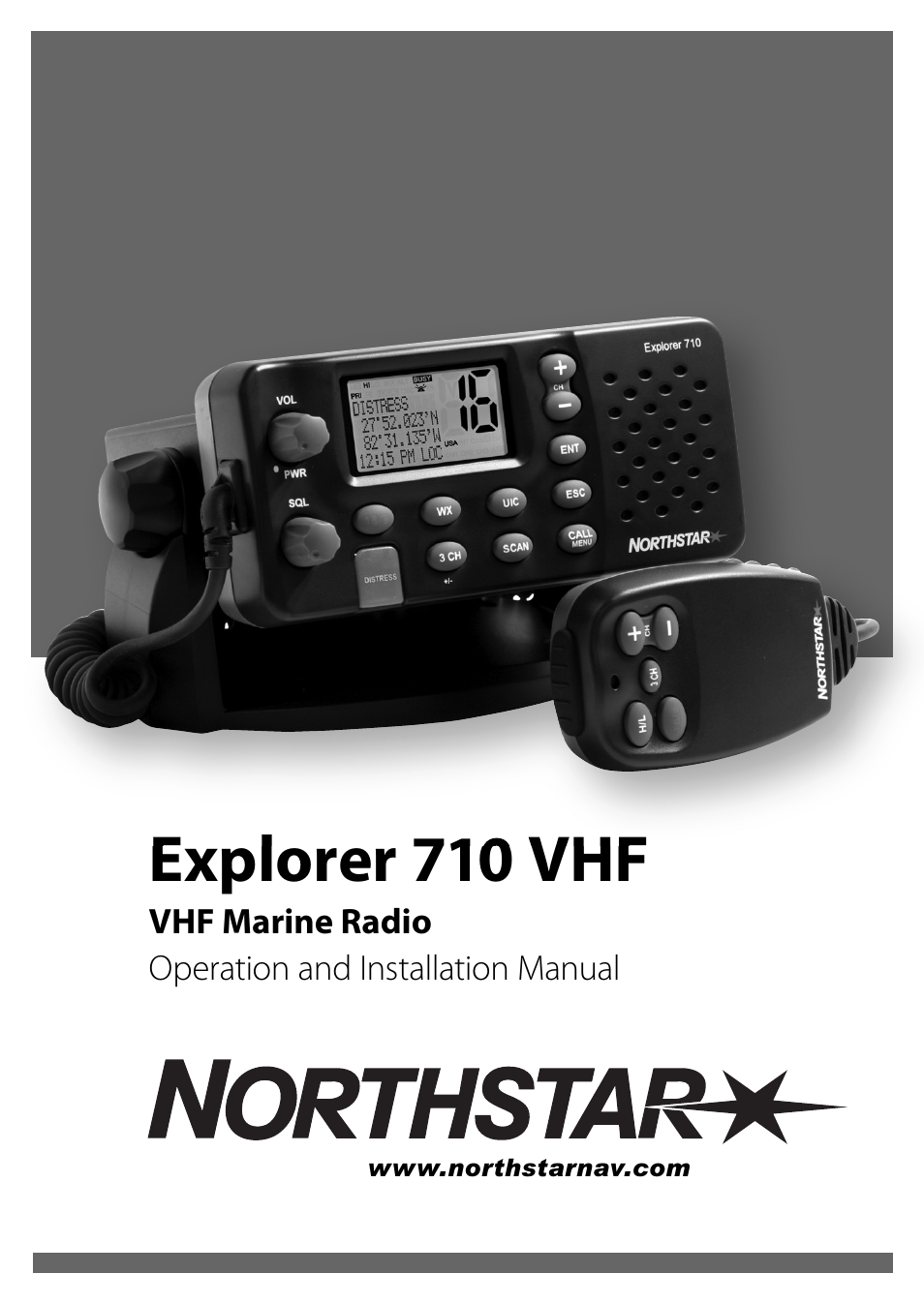 NorthStar Navigation Explorer 710 VHF User Manual | 57 pages