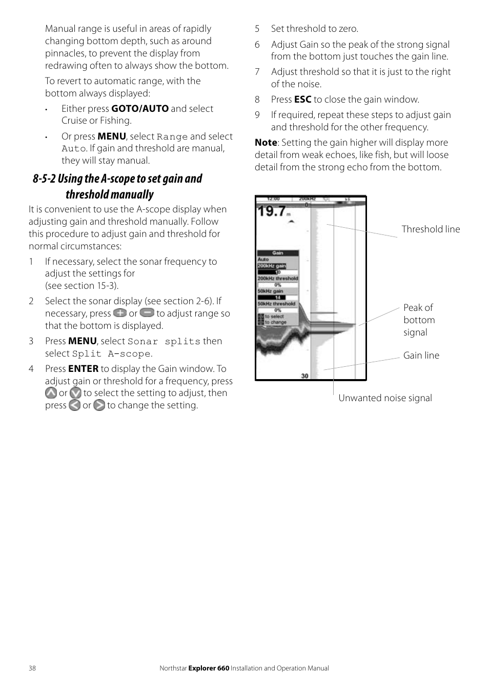 NorthStar Navigation Explorer 660 User Manual | Page 38 / 76