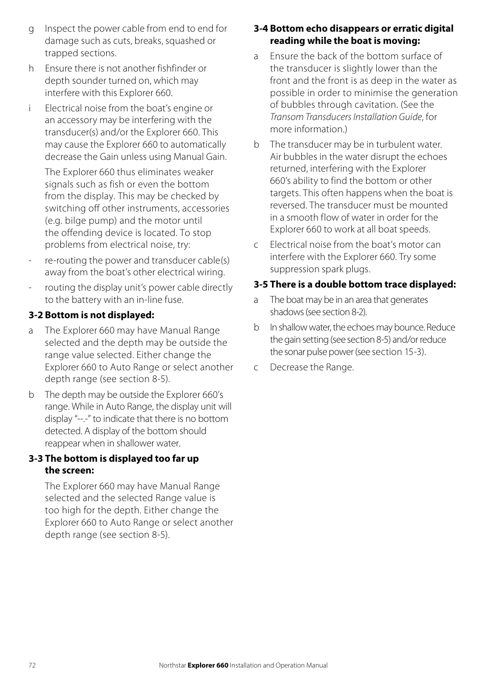 NorthStar Navigation Explorer 660 User Manual | Page 72 / 76