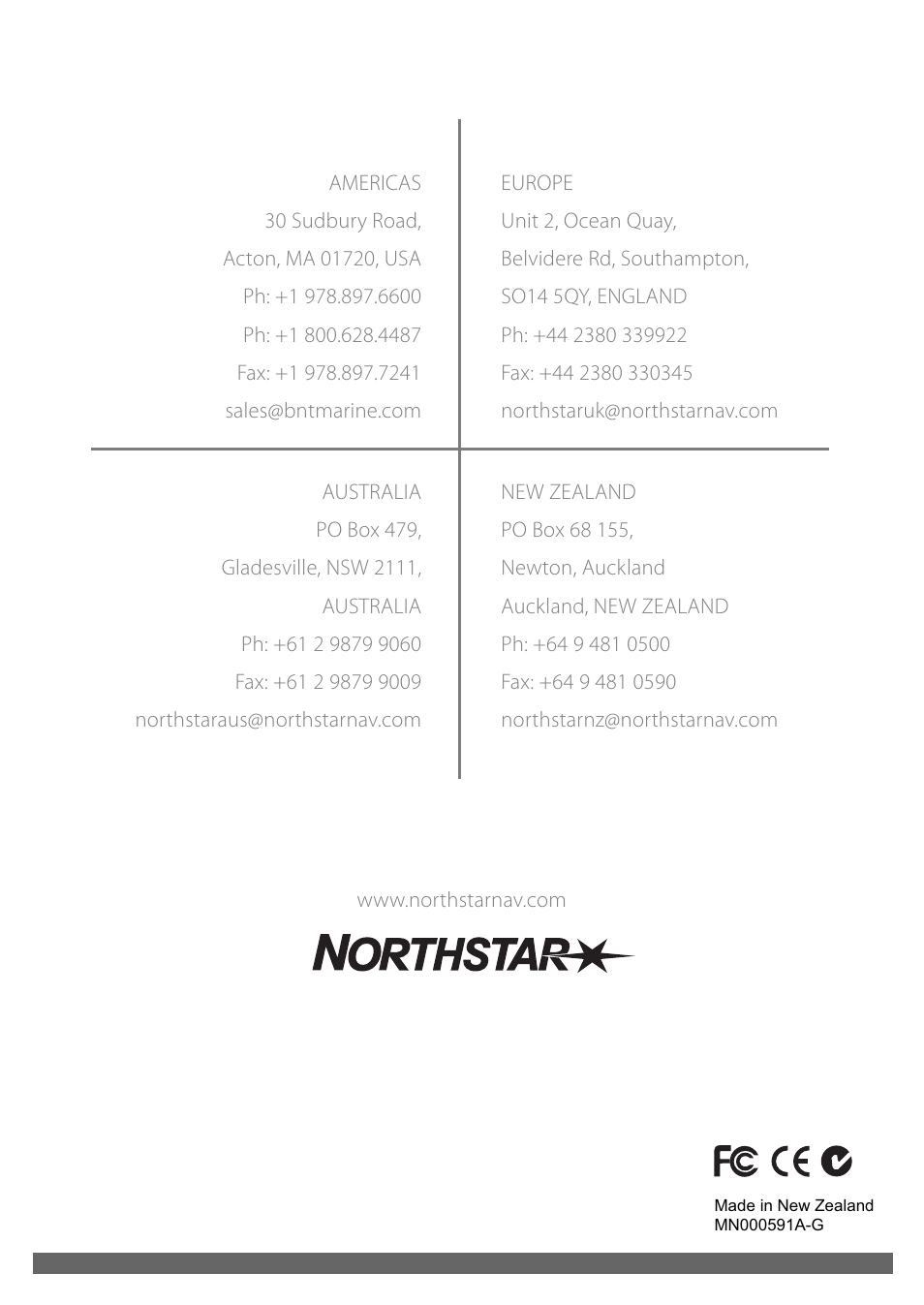 NorthStar Navigation Explorer 660 User Manual | Page 76 / 76