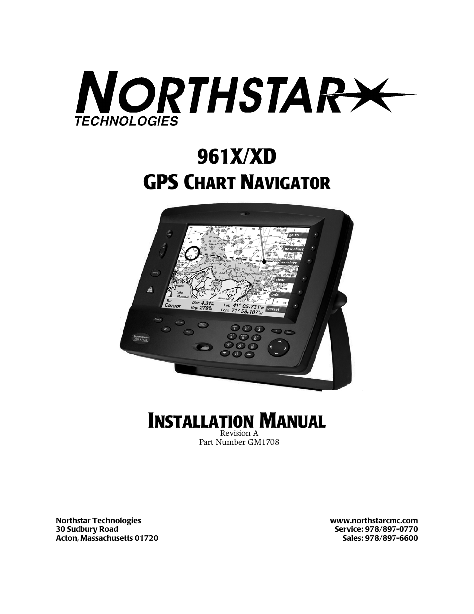 NorthStar Navigation GM1708 961XD User Manual | 86 pages