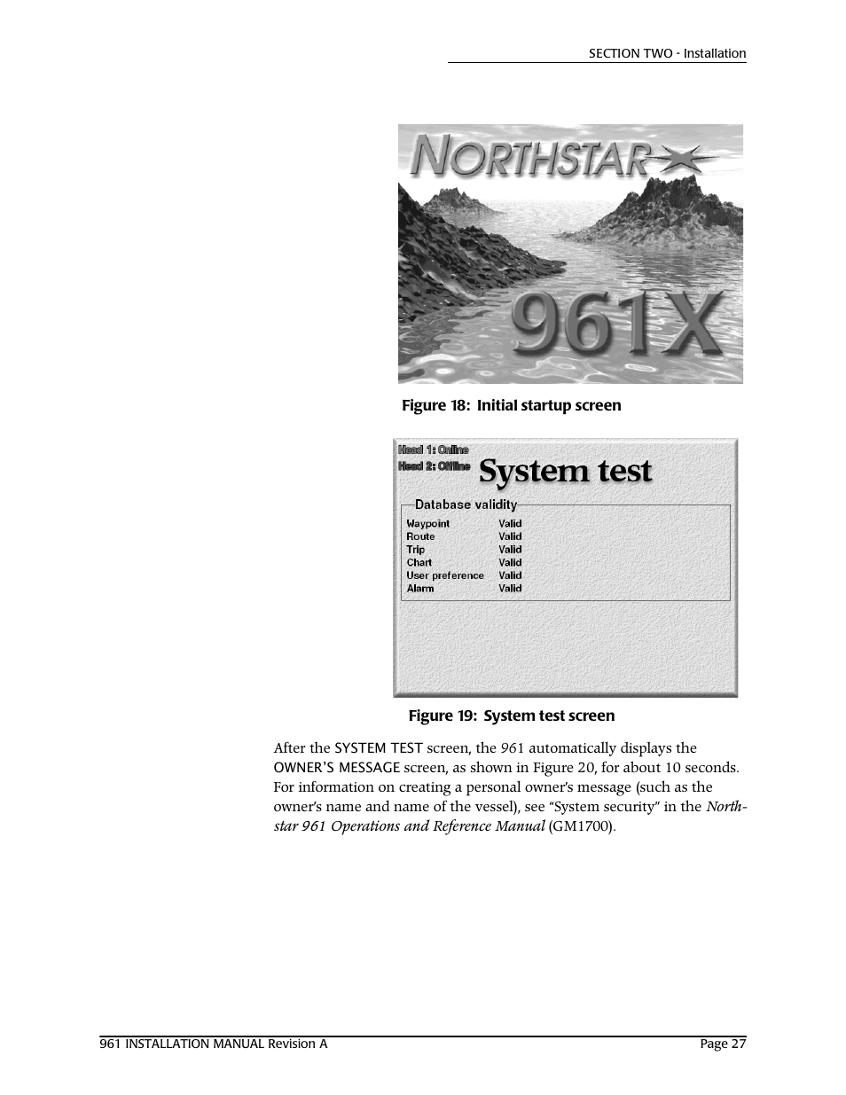 NorthStar Navigation GM1708 961XD User Manual | Page 37 / 86