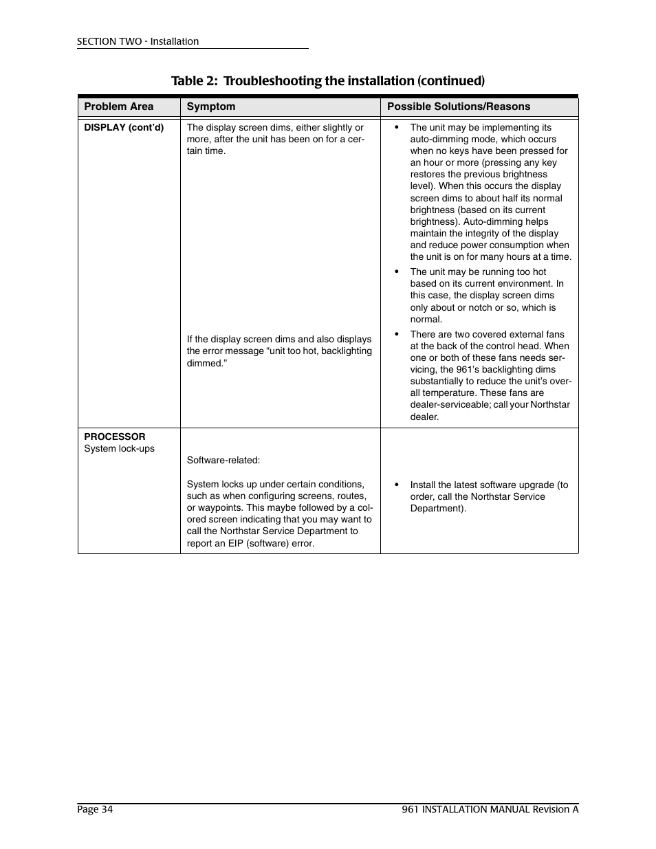 NorthStar Navigation GM1708 961XD User Manual | Page 44 / 86