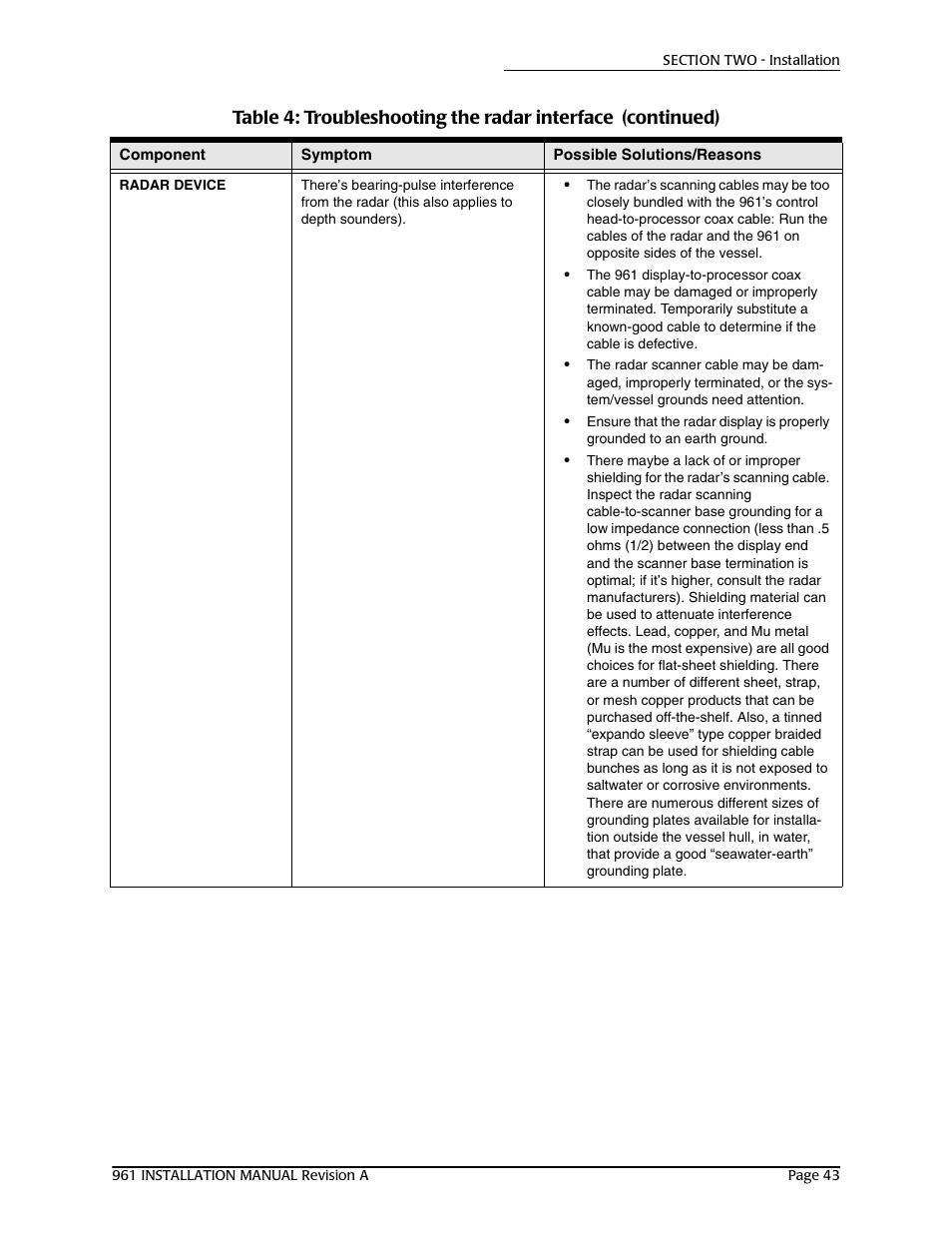 NorthStar Navigation GM1708 961XD User Manual | Page 53 / 86