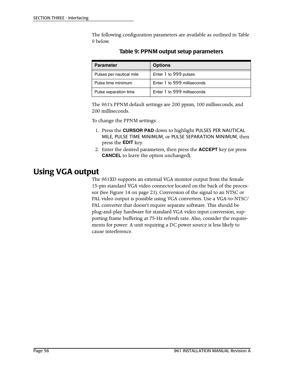 Using vga output | NorthStar Navigation GM1708 961XD User Manual | Page 66 / 86