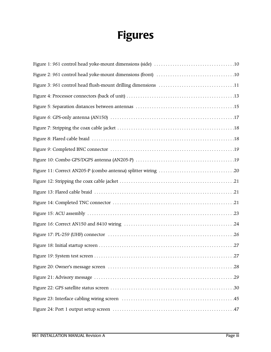 Figures | NorthStar Navigation GM1708 961XD User Manual | Page 7 / 86