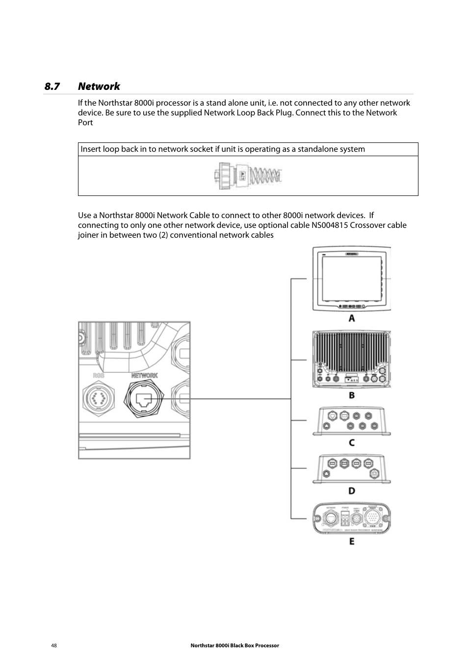 7 network | NorthStar Navigation 8000I User Manual | Page 48 / 88