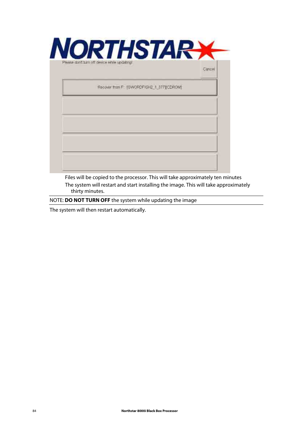 NorthStar Navigation 8000I User Manual | Page 84 / 88