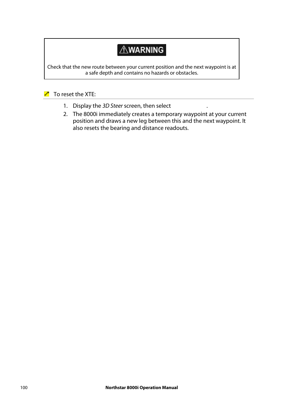 NorthStar Navigation NorthStar 8000i User Manual | Page 100 / 220