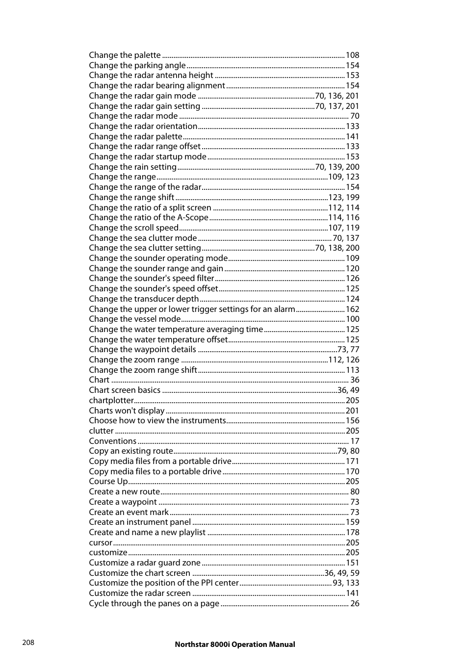 NorthStar Navigation NorthStar 8000i User Manual | Page 208 / 220