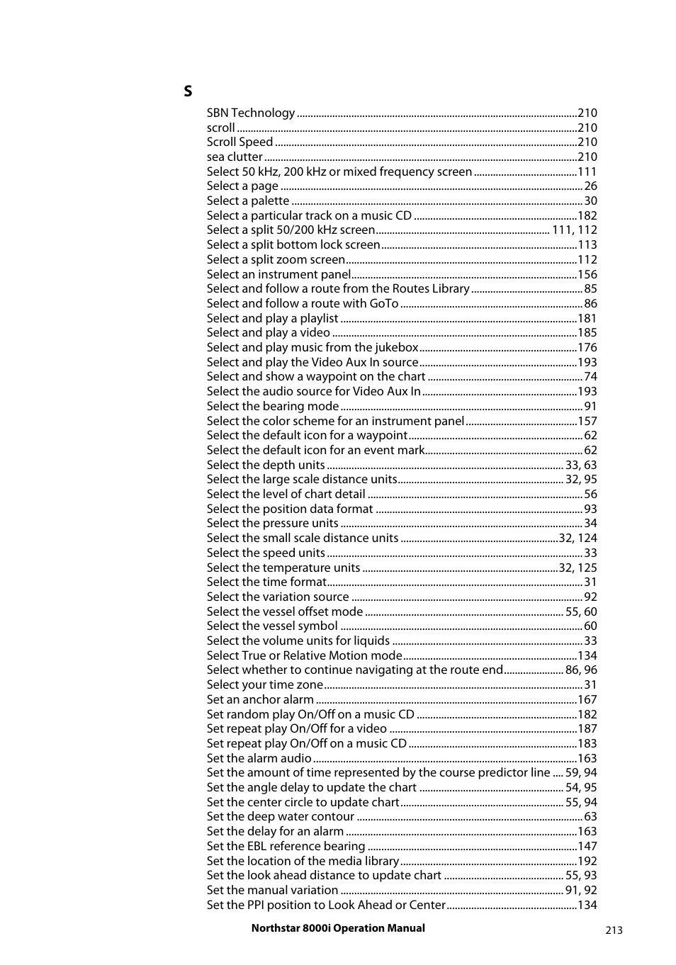 NorthStar Navigation NorthStar 8000i User Manual | Page 213 / 220