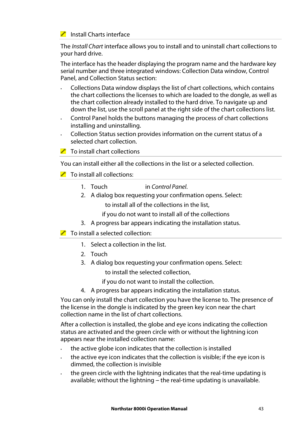 NorthStar Navigation NorthStar 8000i User Manual | Page 43 / 220