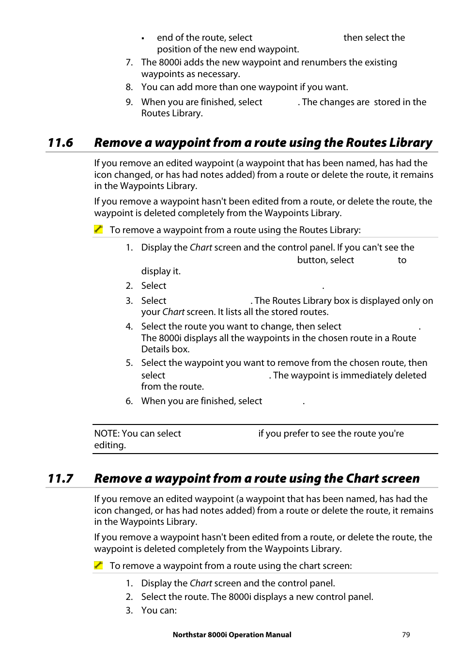 NorthStar Navigation NorthStar 8000i User Manual | Page 79 / 220