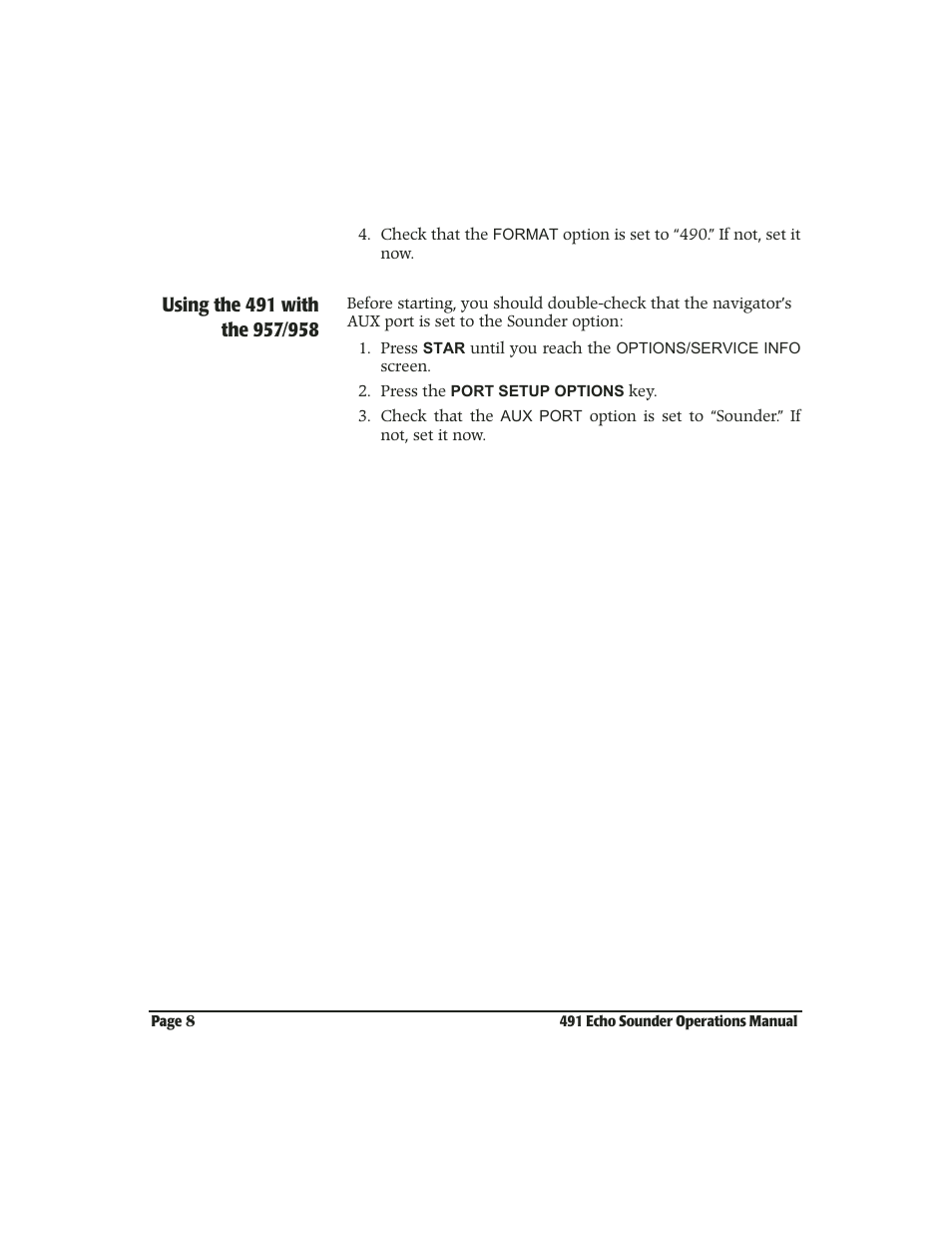 NorthStar Navigation Echo Sounder NorthStar 491 User Manual | Page 12 / 76