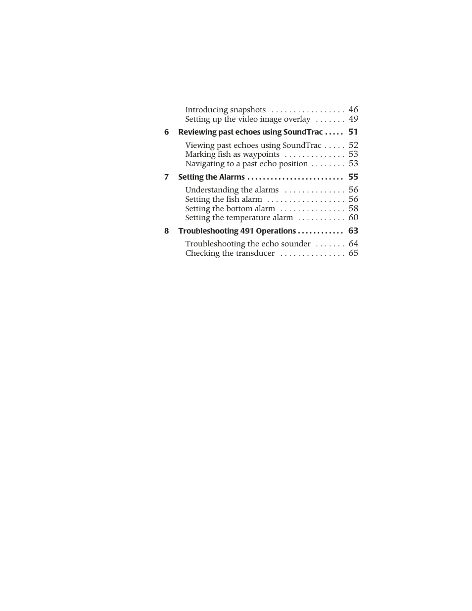 NorthStar Navigation Echo Sounder NorthStar 491 User Manual | Page 3 / 76