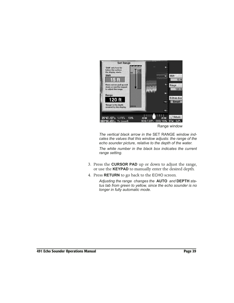NorthStar Navigation Echo Sounder NorthStar 491 User Manual | Page 43 / 76