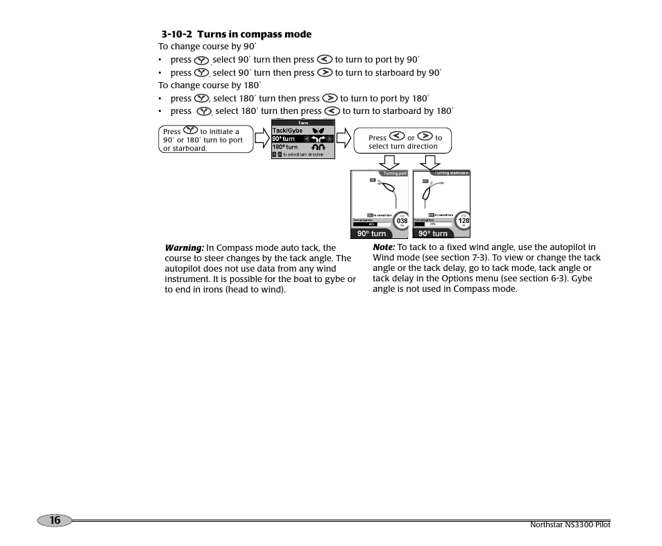 NorthStar Navigation Pilot System NS3300 User Manual | Page 16 / 45