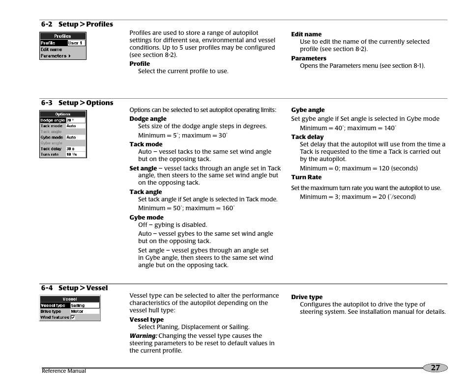 NorthStar Navigation Pilot System NS3300 User Manual | Page 27 / 45